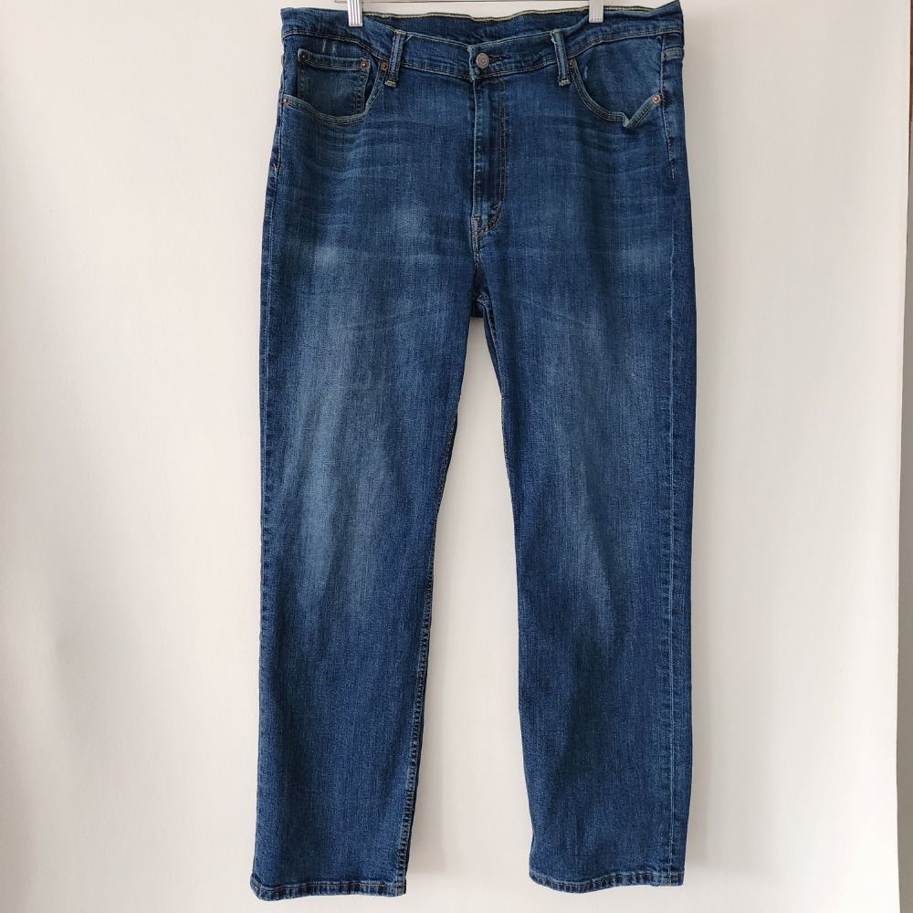 Levi's 514 blue denim jeans straight leg mens size‎ 40x32